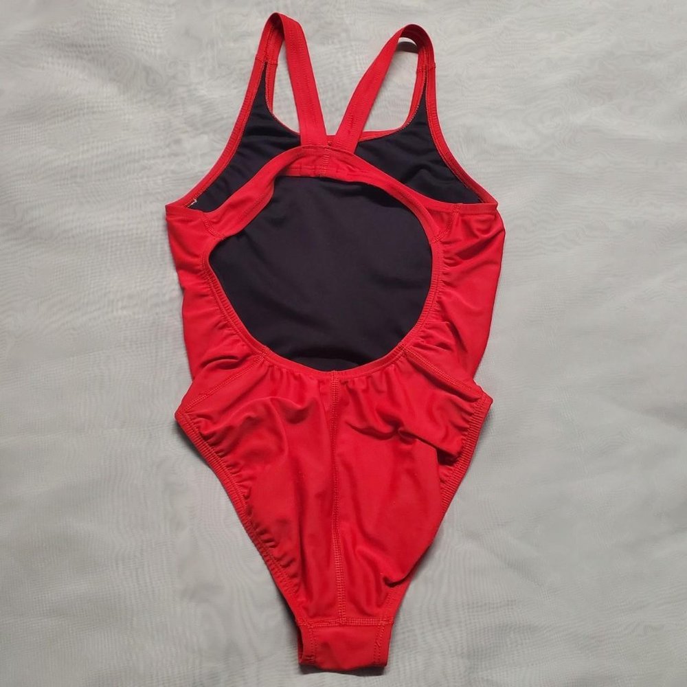 Nike Y2K Red One Piece Bathing Suit - Picture 2 of 4